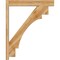 Ekena Millwork Merced Block Rough Sawn Outlooker, Western Red Cedar, 6"W x 34"D x 42"H OUT06X34X42MRC05RWR - alternate 2